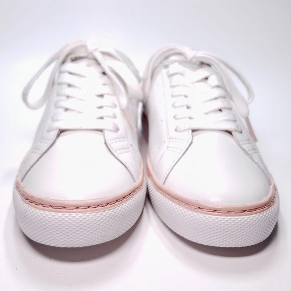 J. Crew Saturday Sneaker White Leather Casual Sz 7 - Picture 5 of 12